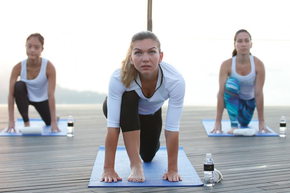 Yoga like a boss :) Ipostaza uimitoare in care a fost surprinsa Serena Williams la cateva zile dupa ce au aparut imaginile cu Simona in Singapore_4