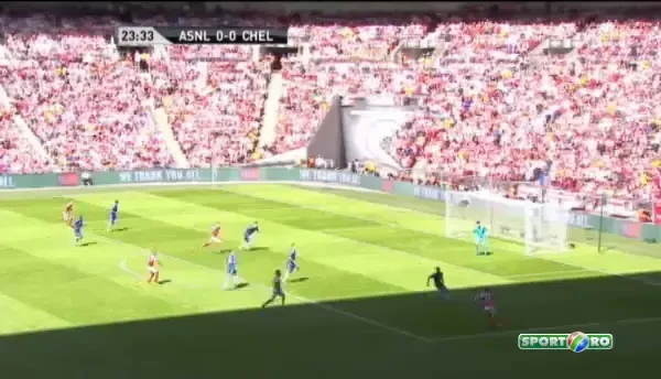 GOL Chamberlain. Arsenal 1-0 Chelsea