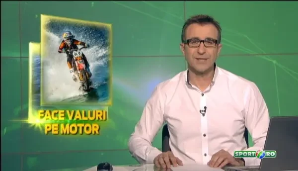 Imagini ireale! Dublura lui James Bond in ultimul film si-a modificat motocileta si face surf pe valuri uriase: VIDEO