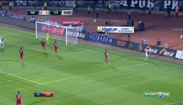 Final de cosmar! Sarbii au marcat pentru 4-2!