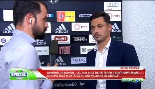 "Am fost peste Partizan, greselile din final ne-au costat" Ce spune Radoi despre GAFELE lui Papp din infernul de la Belgrad! VIDEO