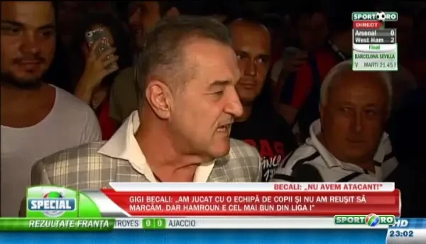 "Ne-ai mintit, ai mintit lumea, du-te si lasa-ne!" Scandal cu Becali la iesirea din stadion: "Unde sunt jandarmii?"