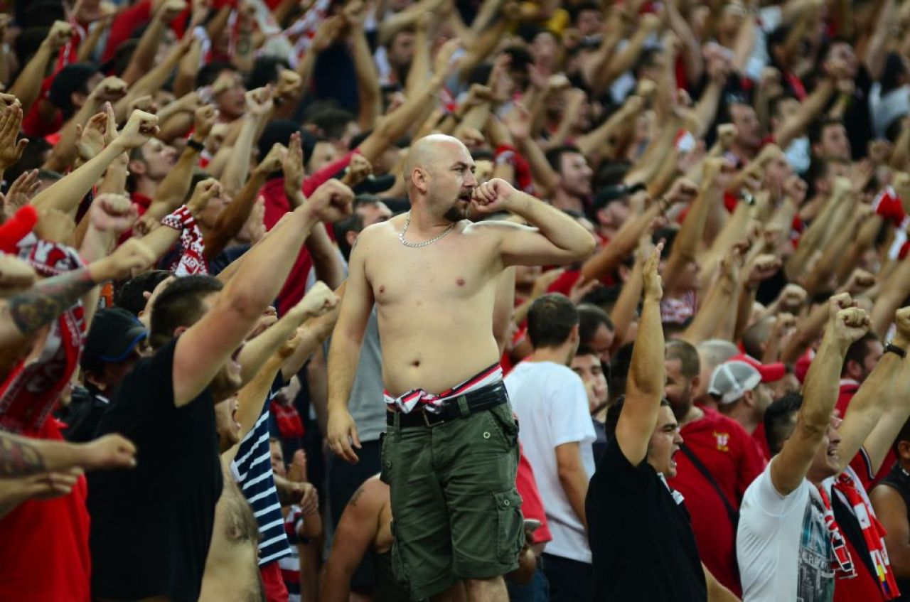 Un derby aprins doar in tribune! Cum s-a vazut Steaua - Dinamo de pe stadion: