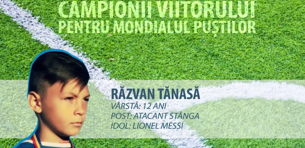 Constelatia celor 12 | Are 12 ani si si-a petrecut jumatate din viata pe terenul de fotbal. Pustiul roman care se inspira de la Messi pentru a face Romania MARE