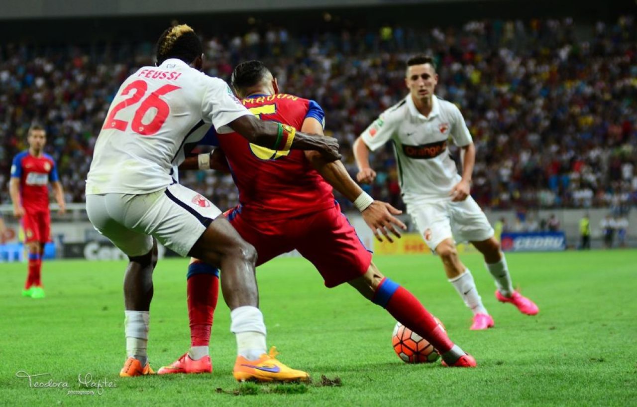 Un derby aprins doar in tribune! Cum s-a vazut Steaua - Dinamo de pe stadion: