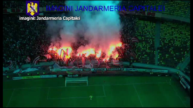 Dinamo a scapat la limita dupa derbyul cu Steaua! Ce masuri a luat FRF pentru incidentele cu petarde de pe National Arena
