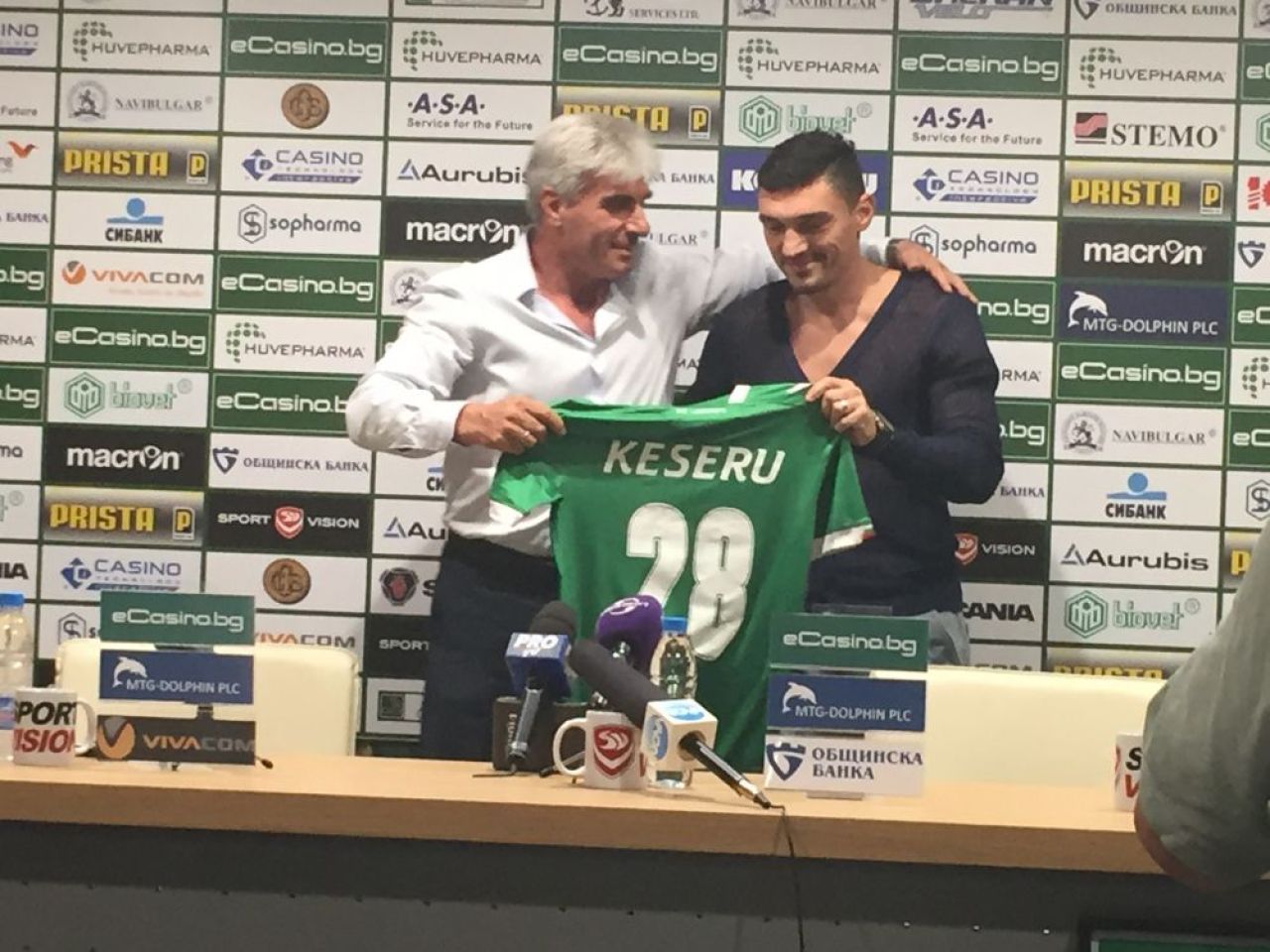 FOTO | Keseru a fost prezentat oficial in Bulgaria, la Ludogorets: