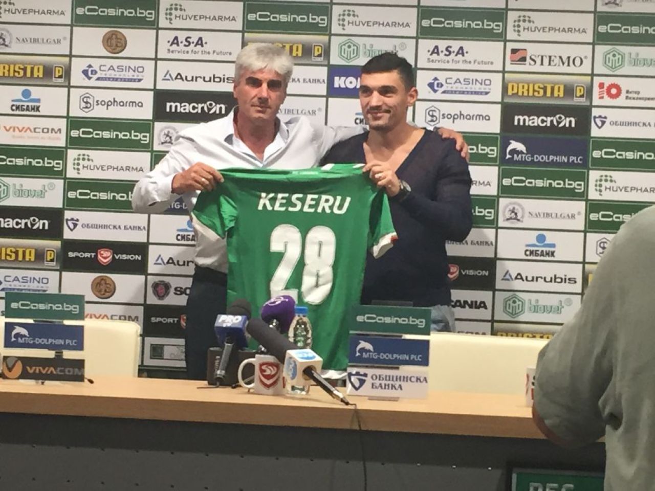 FOTO | Keseru a fost prezentat oficial in Bulgaria, la Ludogorets:
