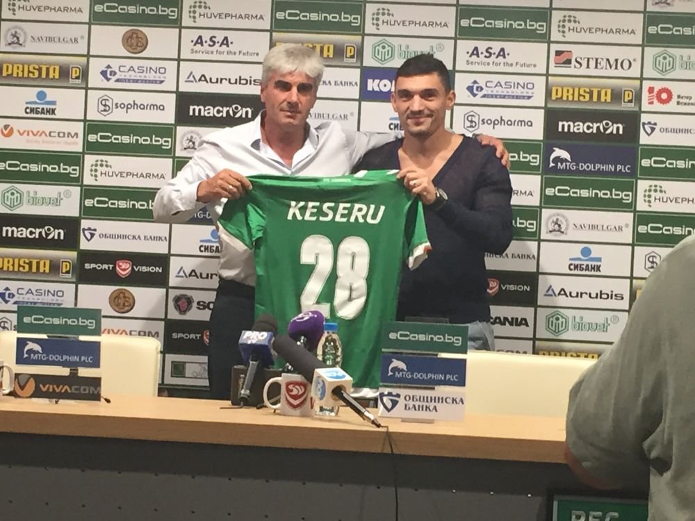FOTO | Keseru a fost prezentat oficial in Bulgaria, la Ludogorets: 