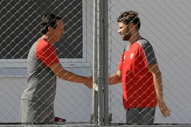 Aparitie surpriza la antrenamentul Sevillei! Decizia luata de Unay Emery in ceea ce-l priveste pe Rusescu