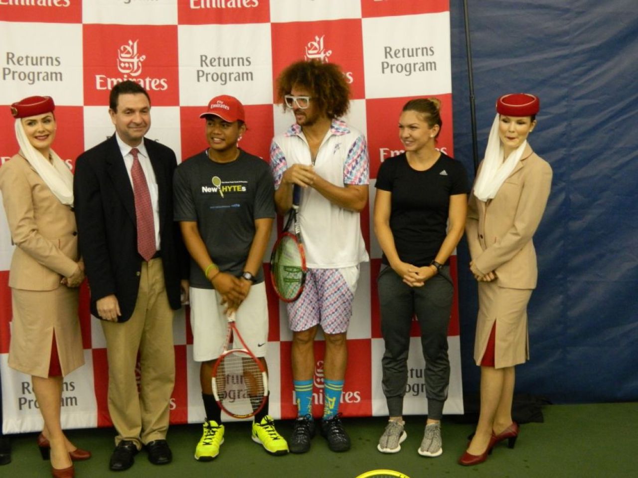FOTO | Aparitie surpriza a Simonei Halep la New Haven! Romanca, invitata de onoare, chiar daca a decis sa ia o pauza pana la US Open_2