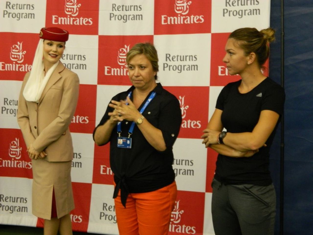 FOTO | Aparitie surpriza a Simonei Halep la New Haven! Romanca, invitata de onoare, chiar daca a decis sa ia o pauza pana la US Open_7