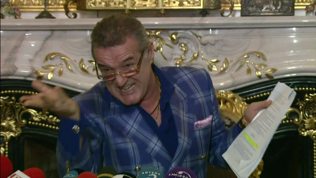 Gigi Becali a prezentat in premiera DOCUMENTELE si CASETA VIDEO care demonstreaza ca detine palmaresul Stelei: 