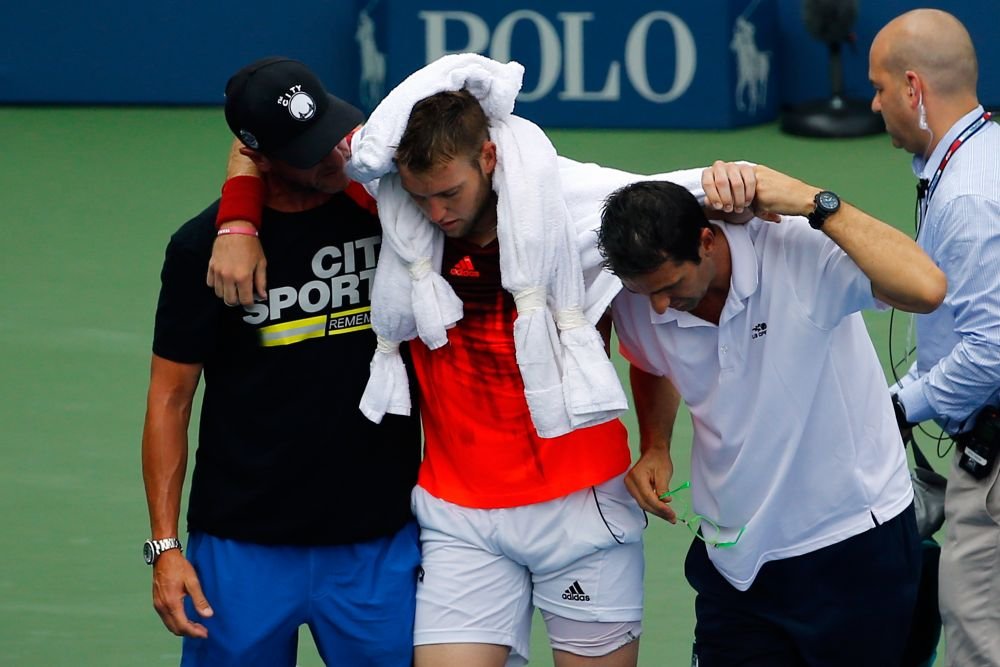 Incident grav la US Open. Jack Sock a lesinat in timpul meciului cu Bemelmans din cauza caldurii toropitoare, americanii se tem ca vremea poate pune probleme in continuare_4