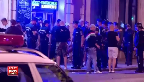 Haos pe strazile din Budapesta! Ultrasii au facut ravagii!
