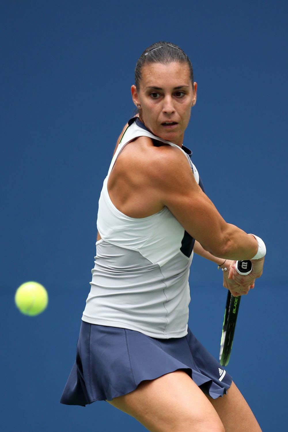 GALERIE FOTO | Filmul unei semifinale dramatice. Simona Halep a ratat sansa unei finale la US Open, dupa ce a prins-o pe Flavia Pennetta intr-o zi formidabila_11