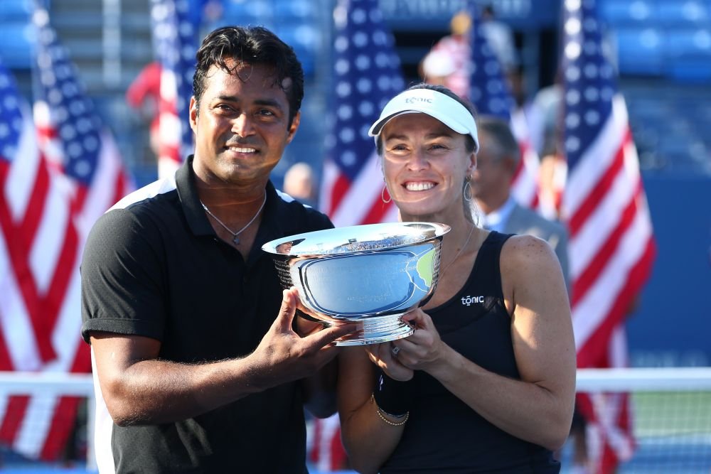 Impreuna au 77 de ani, dar domina tenisul la dublu. Martina Hingis si Leander Paes, campioni la US Open | GALERIE FOTO_3