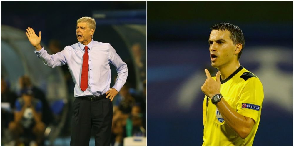 Tunarii tintesc spre Hategan dupa infrangerea din Liga. Wenger il critica pe arbitrul roman, dupa ce l-a eliminat pe Giroud