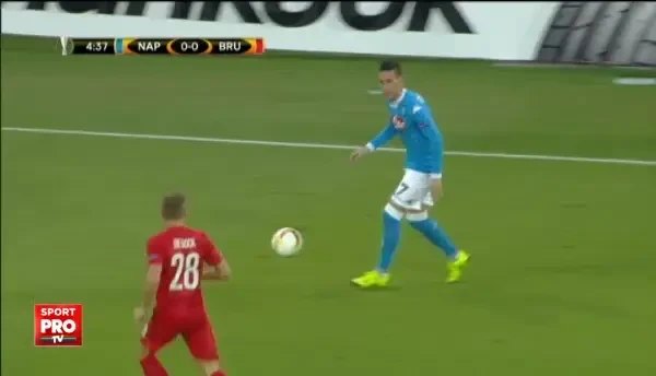 1-0 Napoli, gol Callejon
