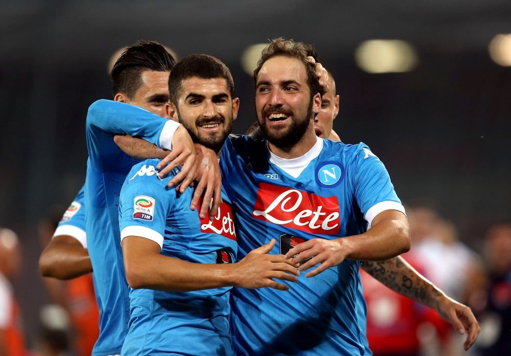 O palma de goluri | Napoli, la cel de-al doilea 5-0 in doar cateva zile. Echipa lui Chiriches a 