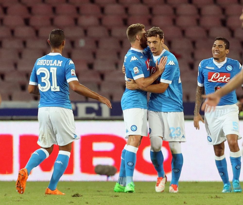 O palma de goluri | Napoli, la cel de-al doilea 5-0 in doar cateva zile. Echipa lui Chiriches a 