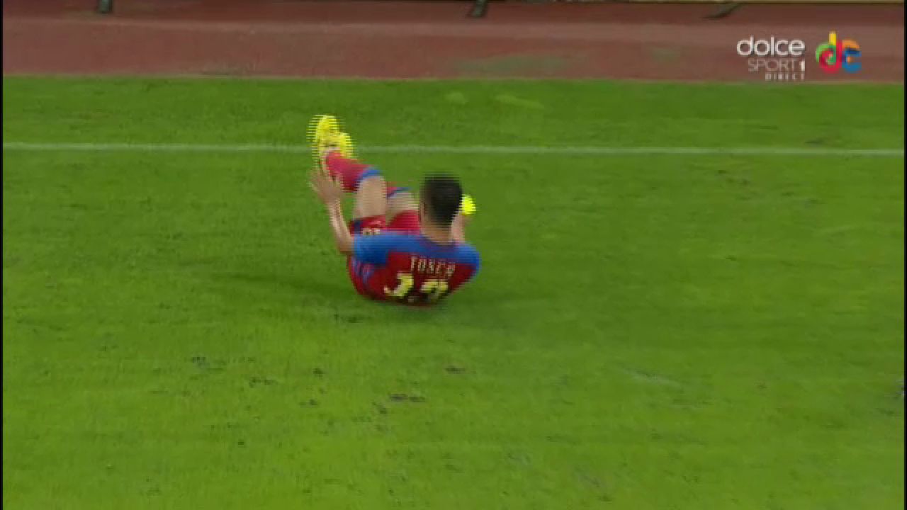 Toata lumea a inceput sa rada pe teren! Faza incredibila cu Tosca si arbitrul de la Steaua - Chiajna. FOTO_2