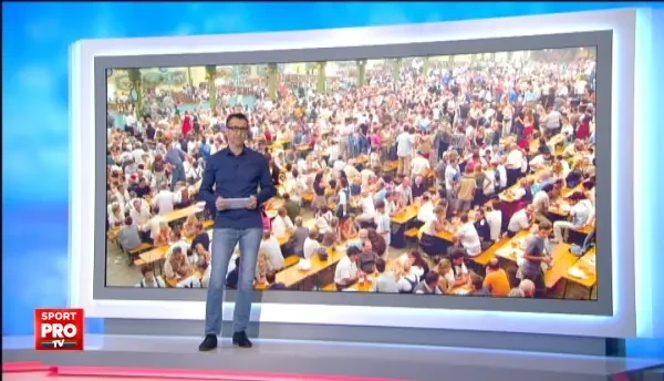 Momente senzationale la Munchen pe Allianz Arena de Oktoberfest. Cum au aparut jucatorii pe teren