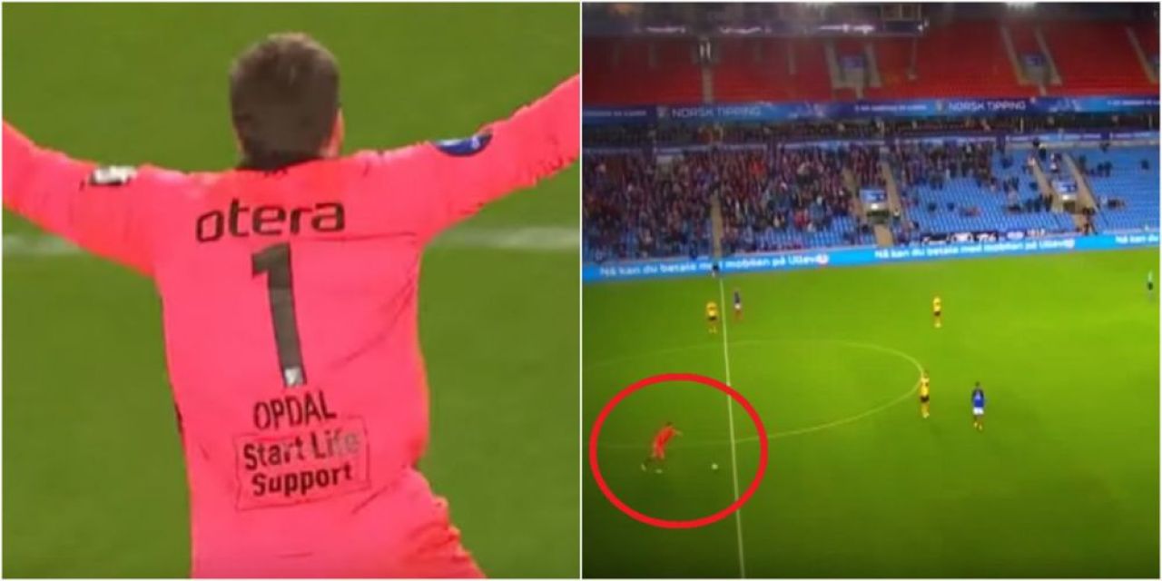 Cel mai tare gol al weekendului pe care NU L-AI VAZUT! Reusita fabuloasa a unui portar in campionatul Norvegiei, de la 60 de metri: VIDEO_1