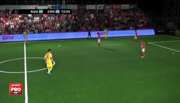 Romania 2-0 Croatia, in finala Europeanului de Minifotbal