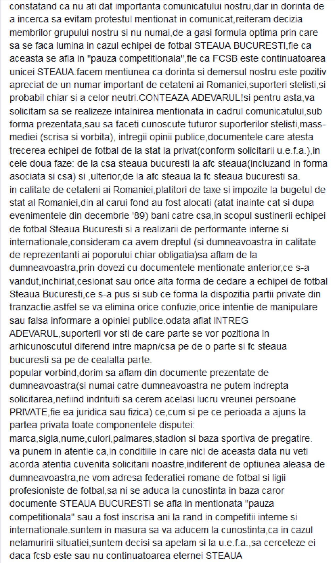 Propunerea EXTREMA a unor fani stelisti: