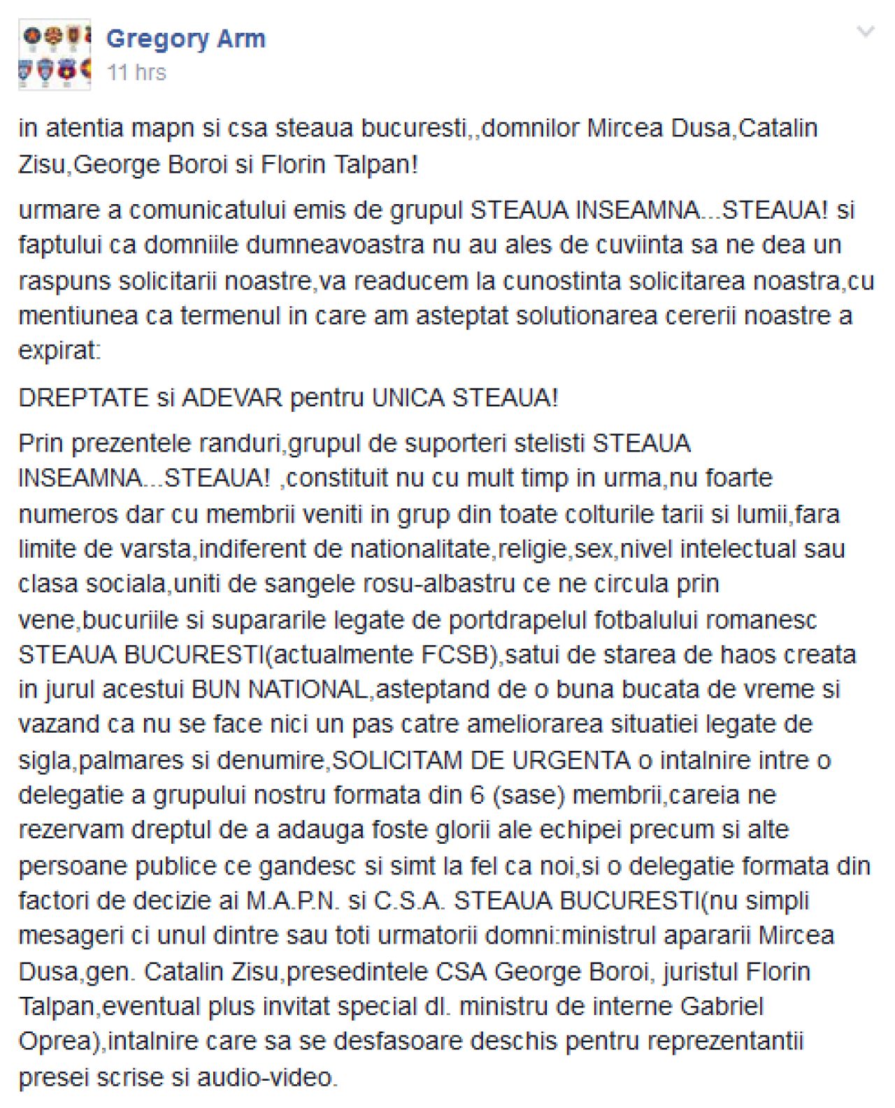 Propunerea EXTREMA a unor fani stelisti: