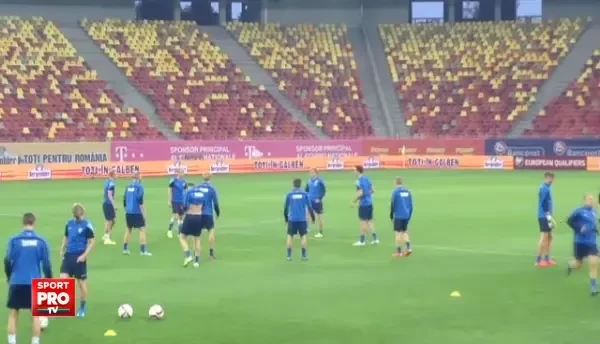 Imagini de la antrenamentul Finlandei