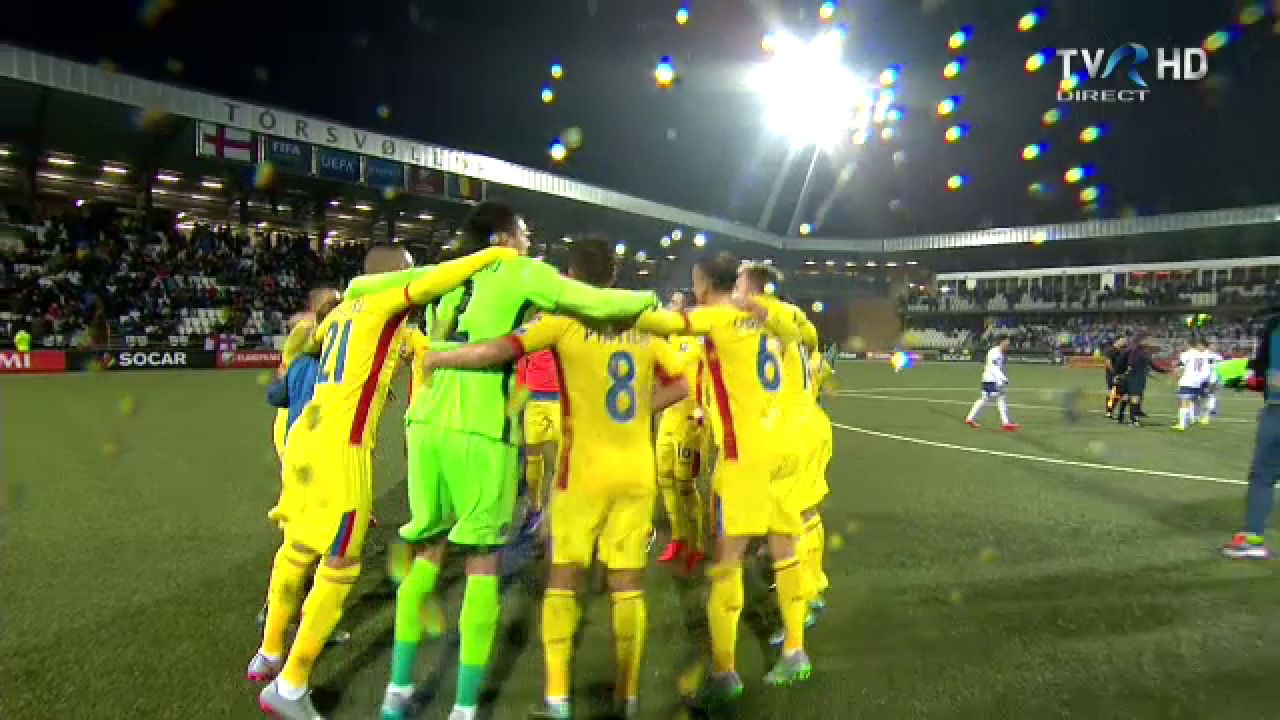 Imaginile asteptate de 7 ani! Romania merge la EURO 2016! Jucatorii au facut HORA BUCURIEI pe teren! FOTO_1