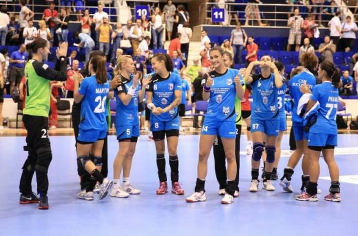 Doua victorii romanesti in Liga Campionilor: CSM Bucuresti 33-21 MKS Lublin, Krim 27-33 HCM Baia Mare