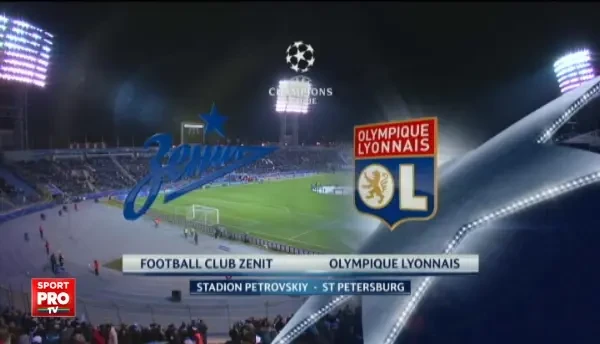 Zenit 3-1 Lyon, vezi rezumat
