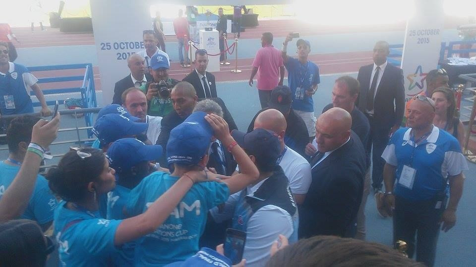 FOTO & VIDEO | Experienta de neuitat pentru micii fotbalisti romani: Zinedine Zidane a mers la Cupa Natiunilor Danone_3