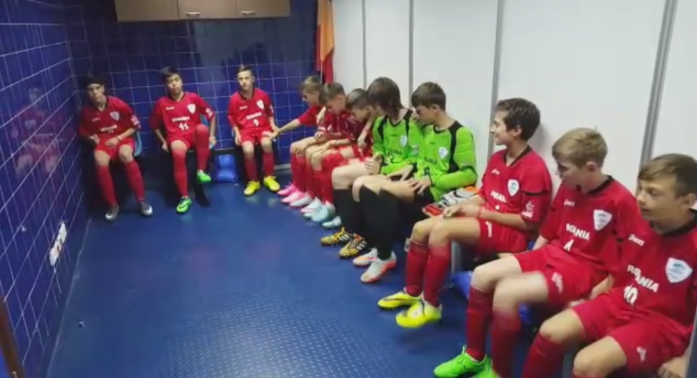 SUPER VIDEO | Pustii Academiei Hagi au imprumutat ritualul vikingilor de la Rosenborg. Cum se incurajeaza inaintea meciurilor