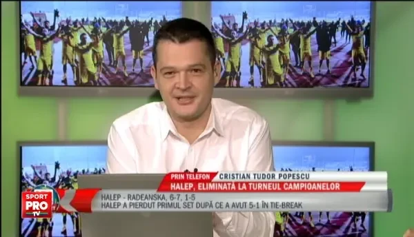 Cristian Tudor Popescu o critica dur pe Simona Halep dupa ELIMINAREA de la Turneul Campioanelor! Greseala care i-a fost fatala Simonei