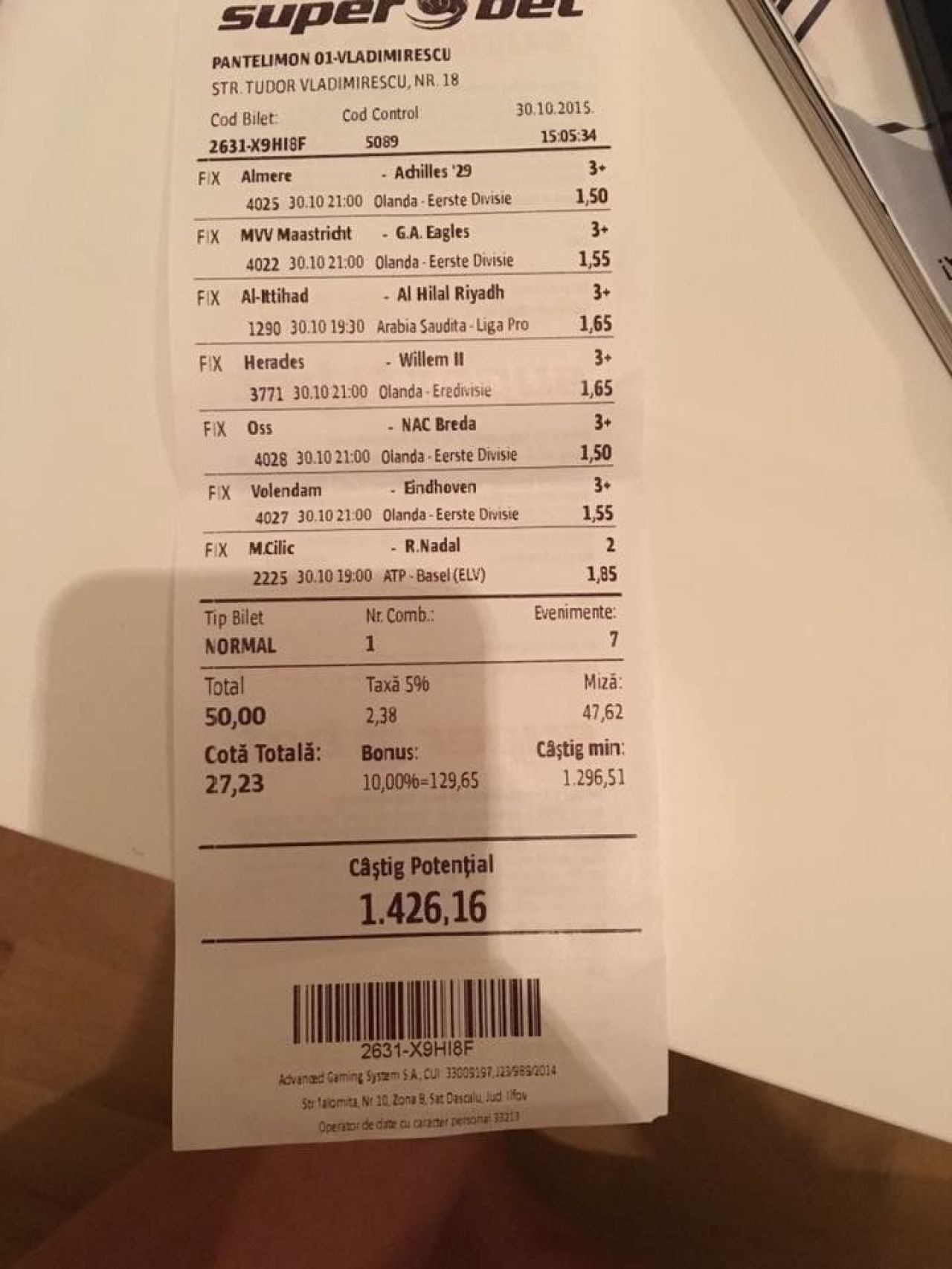 (P) Vezi ce super bilete la pariuri au prins jucatorii romani in acest weekend_3