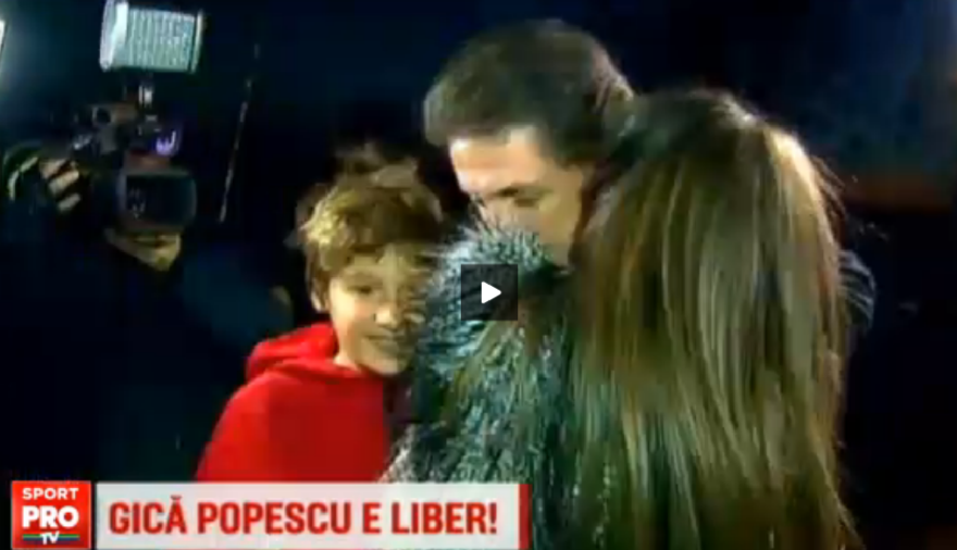 Reactia emotionanta a sotiei lui Gica Popescu atunci cand a aflat vestea cea mare: fostul capitan al nationalei a fost eliberat