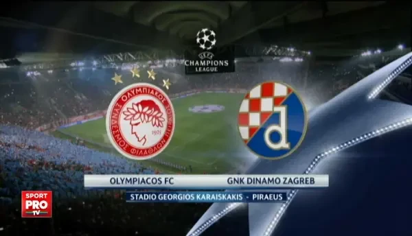 Olympiacos 2-1 Dinamo Zagreb. Vezi rezumat