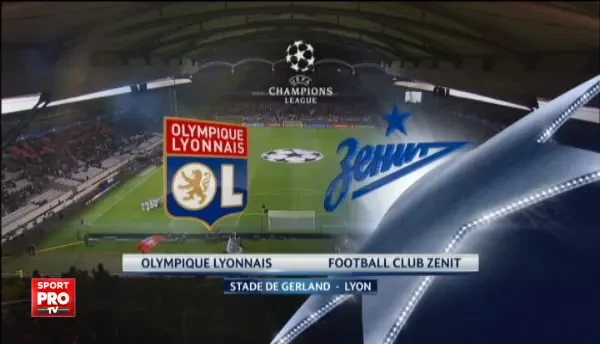 Lyon 0-2 Zenit. Vezi rezumat