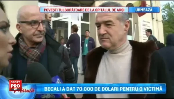De la lucrari demonice si miscari satanice , la platesc oricat, 2 mil-3 mil euro sa-i mut pe toti in strainatate . Gestul facut azi de Becali fata de victimele din Colectiv. VIDEO