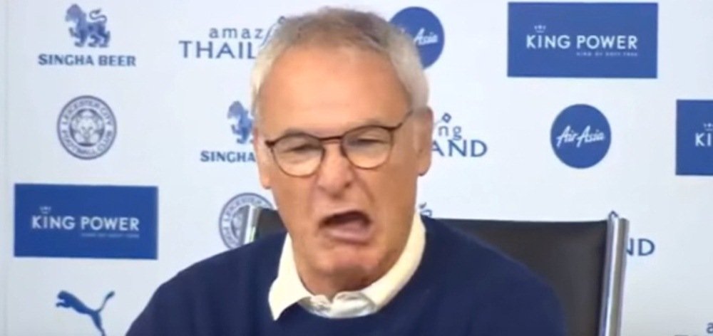 Vreau sa-l ucid ! Moment incredibil cu Ranieri la ultima conferinta de presa in Anglia. Ce a facut. VIDEO