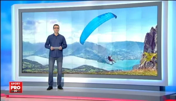 O americanca a pus pariu cu viata ei! Si-a distrus parasuta in aer.