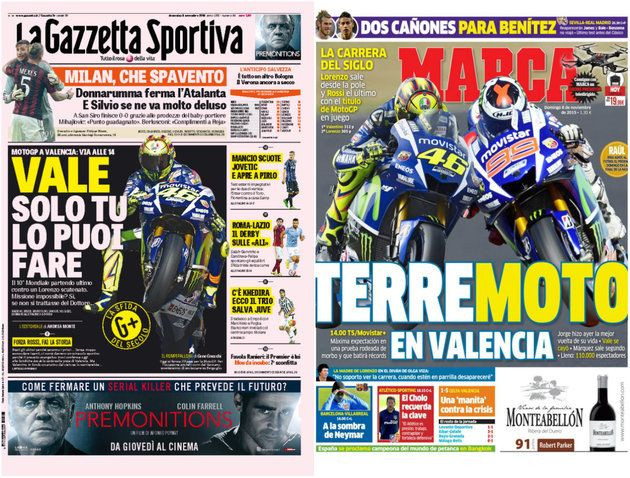 Tricampeon | Jorge Lorenzo e noul campion mondial la MotoGP, dar Valentino Rossi este eroul zilei. Cursa fantastica la Valencia