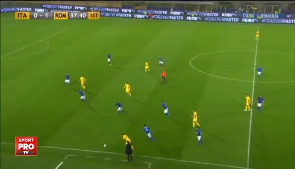 Driblingul aplaudat de 4000 de romani. Ce a facut Stancu in fata Italiei