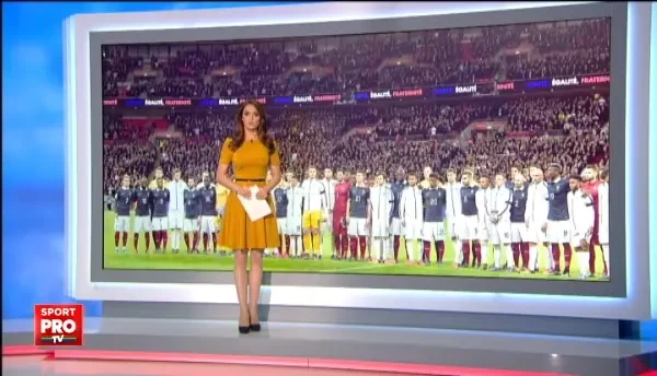 Imagini absolut fantastice si un meci spectaculos, Anglia 2-0 Franta. 100.000 de oameni au cantat imnul Frantei pe Wembley