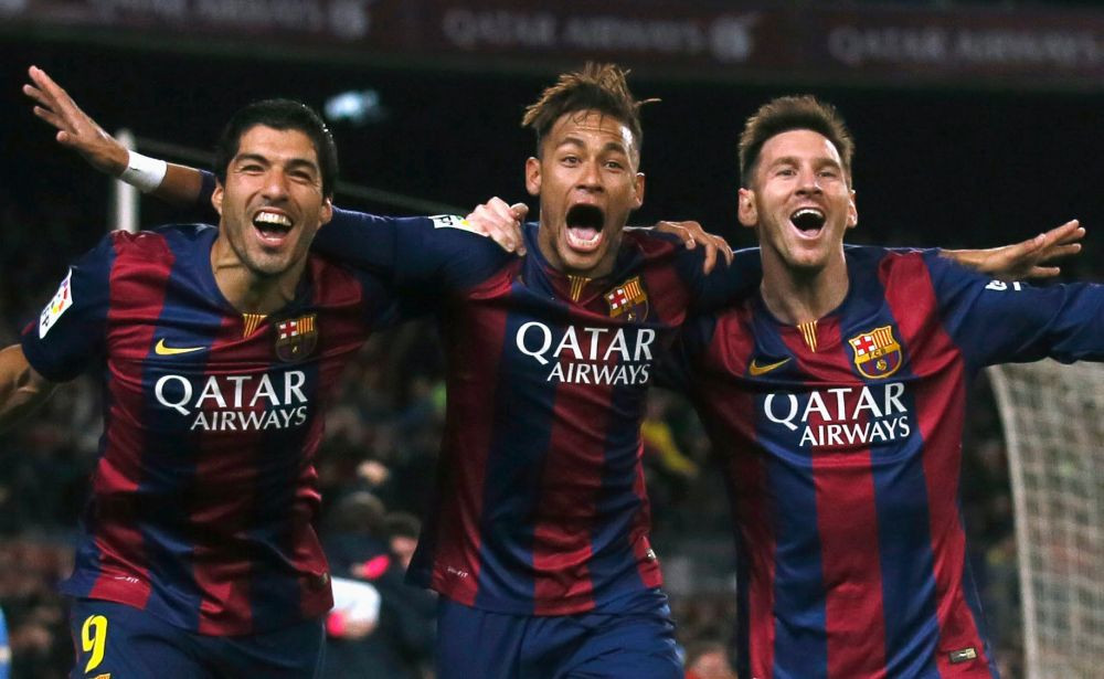 Este tripleta MSN cea mai tare din istorie? Messi, Suarez si Neymar au marcat 120 de goluri impreuna in 2015 si sunt vazuti ca fiind mai buni ca 