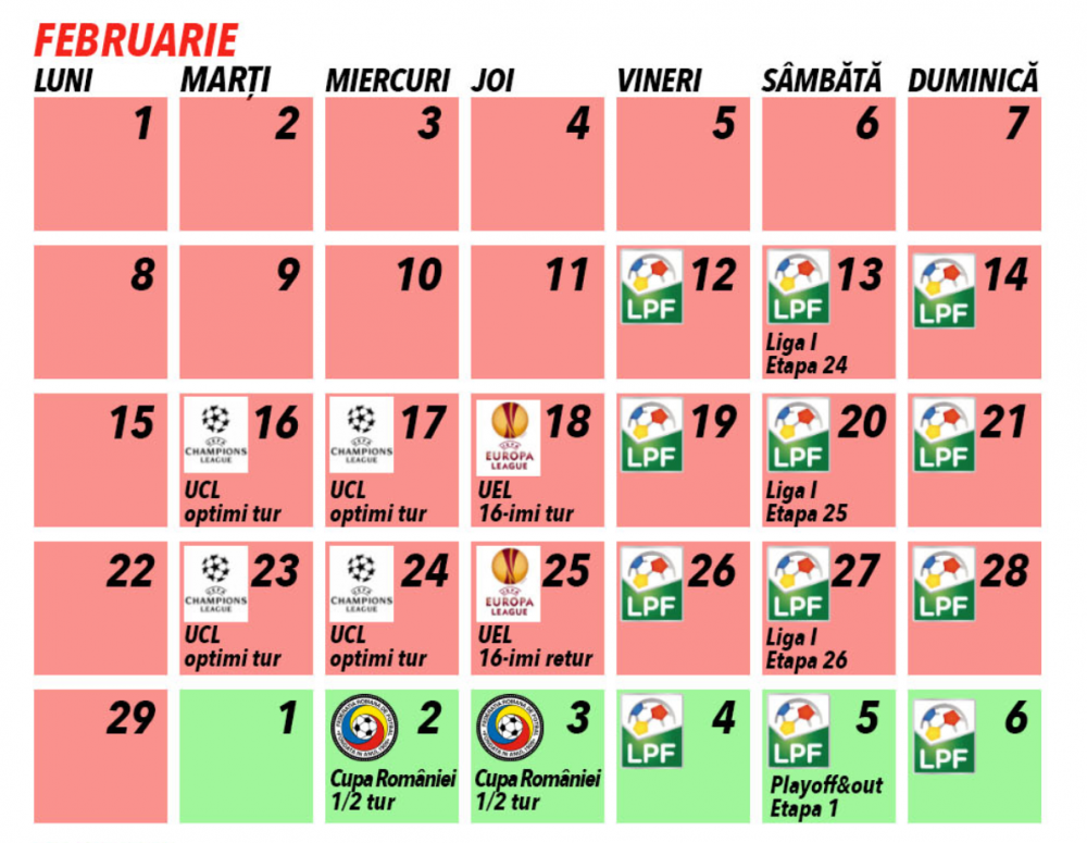 Cand se joaca meciurile din playoff si playout! Programul OFICIAL din 2016_2